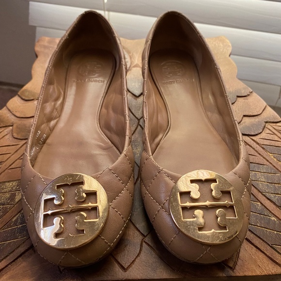 Tory Burch Quilted Ballet Flats - Picture 1 of 9